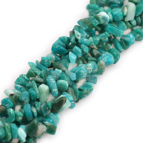3-5mm GiveAbayite Gravel Chips Beads for Jewelry Making Freeform Blue Green 34" JOE FOREMAN...