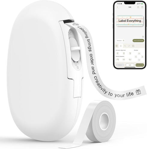 SUPVAN Label Makers E10 Mini Bluetooth Label Printer Wireless Labeler Label Maker Machine Multiple Templates Available Labelmaker for Office Organ...