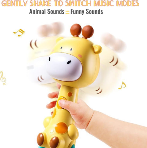Baby Music Rattles Toy 6-12 Months, baby teething toys with music and light, Toddler Learning Toys with Music and Light Newborn Toys Infant Baby B...