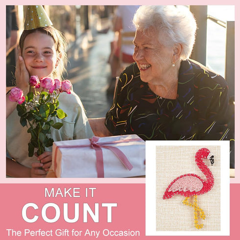 WEBEEDY DIY String Art Kit Craft for Beginners Flamingo String Art Nail String Art Kit DIY Craft Kit Art Supplies DIY Craft Projects Winding Drawi...