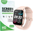 Screen Protector For IDW13 / IDW15 / IDW19 Smart Watch 1.8" (6 PACK) Full Coverage Clear TPU Film Compatible for Woneligo/Fitpolo/MILOUZ SmartWatc...