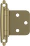 Amerock BPR3429BBZ | Cabinet Hinge | Variable Overlay Self Closing Face Mount | Golden Champagne | Kitchen Cabinet Door Hinge | 1 Pair/2 Pack | Fu...