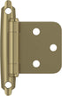 Amerock BPR3429BBZ | Cabinet Hinge | Variable Overlay Self Closing Face Mount | Golden Champagne | Kitchen Cabinet Door Hinge | 1 Pair/2 Pack | Fu...