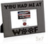 KATE POSH - You Had Me At WOOF Engraved Leather Picture Frame - Dog Lover Gifts, 5x7-Horizontal...