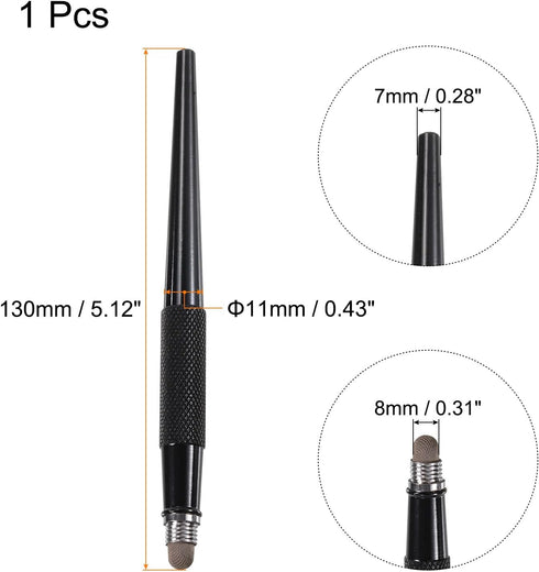 MECCANIXITY Stylus Pens for All Capacitive Touch Screens 2 in 1 Fine Point Disc & Fiber Tips Universal Capacitive Pen Sensitivity, Black...