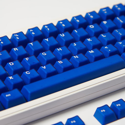 PBT Double Shot Blue Keycaps Cherry Profile Translucent Keycaps Set 114 Keys Fit for Mechanical Keyboard 60% 65% 95% Cherry Mx Switches...