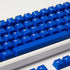 PBT Double Shot Blue Keycaps Cherry Profile Translucent Keycaps Set 114 Keys Fit for Mechanical Keyboard 60% 65% 95% Cherry Mx Switches...