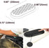 Ergonomic Mouse Tray for Chair Arm Rest Mouse Pad Armrest with Wrist Rest Elbow Support Mouse Platform Gaming Chair Arm Mouse Tray Chair Mount Arm...