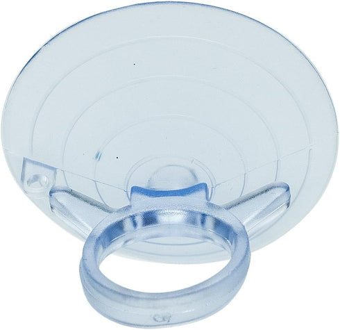 GiftWrap Etc. Clear Plastic Suction Cups with Loops - 4.5 cm (1.75 in) Wide, Set of 10...