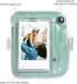 CAIYOULE Protective Camera Case for Fujifilm Instax Mini 11 Film Camera Clear Case with Upgraded Film Pocket Pouch for Storing Photos and Adjustab...