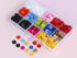 525pcs 1/2 inch (12.5mm) 11 Colors Flower Shape Resin Buttons for Sewing Blouse Shirts 2 Holes Button DIY Crafts Projects Scrapbooking DIY Project...