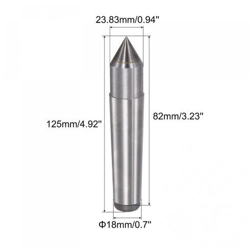 uxcell MT3 Carbide Tipped Lathe Dead Center Morse Taper 3MT 60 Degree for Woodworking Woodturning Lathe Drill Tool Tungsten Steel...