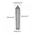 uxcell MT3 Carbide Tipped Lathe Dead Center Morse Taper 3MT 60 Degree for Woodworking Woodturning Lathe Drill Tool Tungsten Steel...