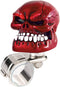 Arenbel Skull Steering Wheel Suicide Spinner Knob Power Turning Control Assist Grip Handle Fit Most Cars Trucks Tractors Boats, Red...