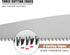 Japanese Pull Saw, 10 Inch Hand Saw with Detachable Single Edge Blade Wood Handsaw for Woodworking Tools (17TPI)...