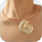 YANCHUN Conch Shell Necklace for Women Gold Shell Necklace Dainty Seashell Necklace Trendy Shell Choker Necklace Summer Beach Jewelry Halloween Co...