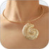 YANCHUN Conch Shell Necklace for Women Gold Shell Necklace Dainty Seashell Necklace Trendy Shell Choker Necklace Summer Beach Jewelry Halloween Co...
