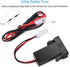 Cllena Dual USB Port QC3.0 & 2.4A Quick Charger Socket Power Adapter for Toyota, Compatible with Cellphone iPad PDA Laptop GPS etc.......