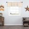 VHC Brands Farmhouse 16"x72" Valance Natural Rod Pocket Kitchen Window Curtain...