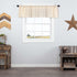 VHC Brands Farmhouse 16"x72" Valance Natural Rod Pocket Kitchen Window Curtain...