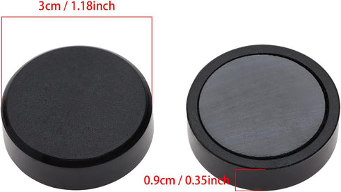 10PCS Small Fridge Magnet Round Locker Magnets for Whiteboard Pictures Photos Hanging Refrigerator Dry Erase Board School Teacher Adult Crafts Off...
