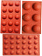 Silicone mould for Hot Chocolate Bomb Dome Mousse desert Cake Decorating Tool Baking DIY Mould Set of 3...