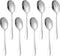 8 Pack Serving Spoons Set - Includes 4 Serving Spoon and 4 Slotted Spoon, 8.6" Stainless Steel Buffet Serving Utensils for Party Banquet Cooking K...