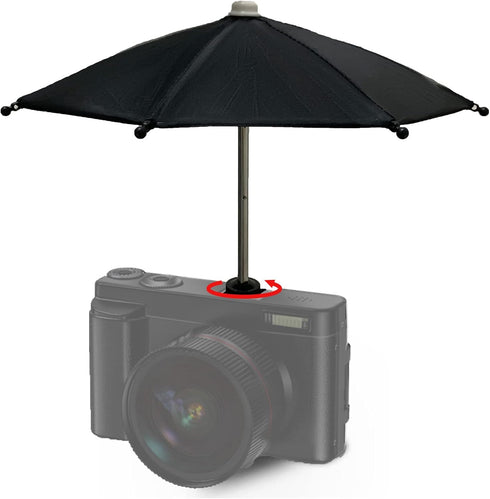 Camera Hot Shoe Umbrella?Camera Sunshade Sun Shade?Camera Rain Cover?Waterproof Camera Accessory, Protects Camera from Rain, Hot Sunshine,Snow,Bir...