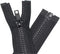 YaHoGa 2PCS #5 27 Inch Separating Jacket Zippers for Sewing Coats Jacket Zipper Black Molded Plastic Zippers Bulk (27" 2pc)...
