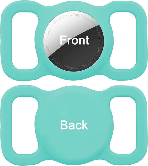 Protective Airtag Case for Dog Collar, Pet/Dog Collar Holder Case Compatible with Apple AirTag, Waterproof Airtag Loop for GPS Tracker Lightweight...