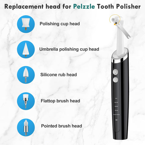Tooth Polisher Replacement Heads, 5 Types of Brush Head Accessories...