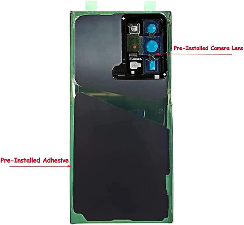 Note 20 Ultra Back Glass Replacement for Samsung Galaxy Note 20 5G N986U All Carriers Housing Door Panel Cover with Camera Lens Adhesive Tape and ...