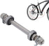 ycle Wheel Hub Axle, Metal ycle Wheel Hub Axle Front Rear Solid Shaft Lever Bike Repair Tool Accessories(Front) Bike Wheel Hub quick release rear ...