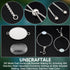 UNICRAFTALE 6 Sets DIY Blank Oval Dome Link Bracelet Making Kit Adjustable Slider Bracelet with Cabochons Stainless Steel Oval Cabochon Connector ...