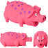 POPLAY Squeaky Latex Grunting Pig Dog Toys, 7.8" Pink Pig Dog Toy Anxiety Relief for Dog Puppy Chew Toys Rubber Squeeze Gift for Dogs...