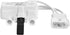 SANJOIN 3406107 Door Switch Replacement Fits for Whirlpool Dryer, Maytag Dryer, Replaces 3406109 3405100 3405101 3406100 3406101
