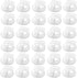 J.CARP 30Pcs Clear Plastic Cord Locks End Spring Toggle Stopper, Double Hole Elastic Cord Adjuster, Suit for Drawstrings, Bags, Shoelaces, Clothin...