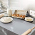 23.62" by 15.75" Extra Large Mulitpurpose Silicone Placemat,Countertop Protector, Kitchen Counter Mat, Table Mat, Heat Resistant, Washable, Non Sl...