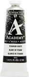 Grumbacher Academy Oil Paint, 37 ml/1.25 oz, Titanium White...