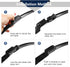 X AUTOHAUX Front Windshield Wiper Blades for Jaguar F-Pace X761 2016-2019 26 Inch + 19 Inch...