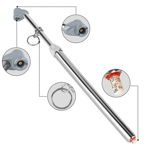 WYNNsky 10-160LBS Tire Pressure Gauge for Car, Truck, Bike, Motorcycle, 80-1100kPa...
