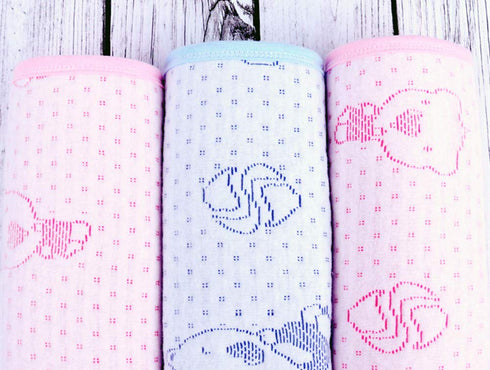2pcs Pack Monvecle Baby Infant Waterproof Cotton Changing Pads Washable Resuable Diapers Liners Mats, Pink Bear-2pcs Medium 28" x 20"...