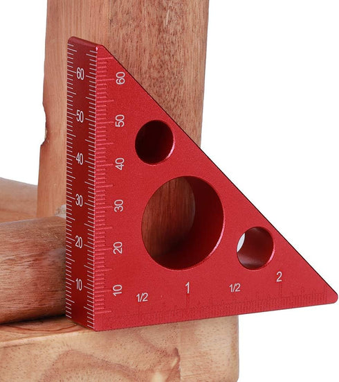 Carpenter Ruler, Woodworking Tools Right Angle Ruler, Aluminum Alloy Woodworking Measuring Tool for Roofers Builders...