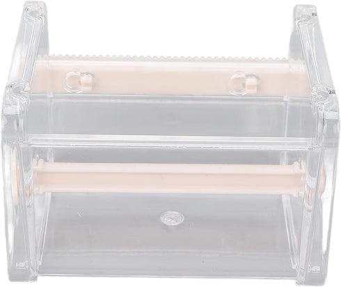Transparent Visible Packaging Tape Dispenser Cutter Roll Tape Holder Organizer Desktop Office Tape Holder DIY Sticker Roll Tape Cutter Holder Stor...