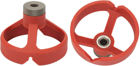 Drill Punch Locator Chucks 5/6/7/8/9/10mm Woodworking Vertical Drilling Fixture Self Centering Drill Bit Jig(red)...