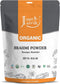 Just Jaivik 100% Organic Brahmi Powder Bacopa Monnieri- USDA Certified Organic, 227 GMS / 1/2 LB Pound / 08 Oz...