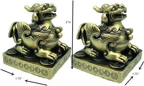 Betterdecor Feng Shui Pi Yao/Pi Xiu Decoration Statue for Protection and Wealth Luck...