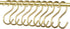 10 PackGold S Shaped Hooks, Gold Coat Clothes Towel Hangers, Kitchen Pots Pans Coffee Cups Rack Hooks (10)...