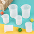 Gartful 250ml & 100ml Silicone Measuring Cups, Silicone Mixing Cups for Epoxy, Resin Arts, Glue, Jewelry Casting Molds, Acrylic Paint Pouring, Cup...
