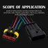 4 Pin Connector Waterproof Connector,Male and Female Way 16 AWG Wire Suitable for car Truck, Boat and Other Wire Connection (5 kit)...